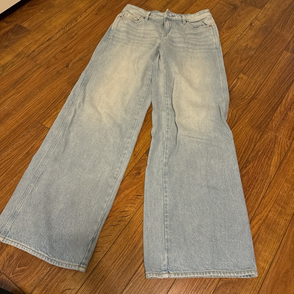 Classic low rise baggy Light Blue Women's Jeans